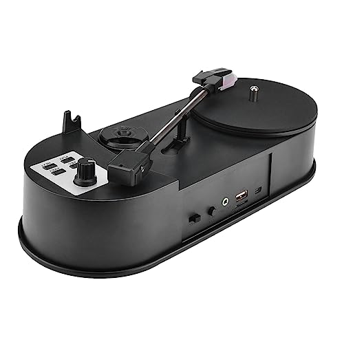 Moniss 33/45 PRM LP Toca-discos para MP3 Conversor de mp3 Converter Vinil para MP3 Toca-discos com Adaptador 5V DC com Slot para Cartão Micro SD (Equipamentos)