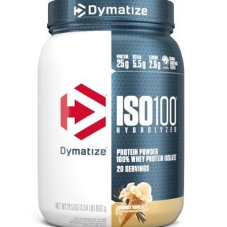 ISO 100 WHEY PROTEIN VANILLA 1.3LB 600GR (Saúde e Cuidados Pessoais)