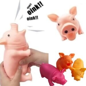 Brinquedo para pet porquinho de borracha mordedor de pet (Brinquedos)