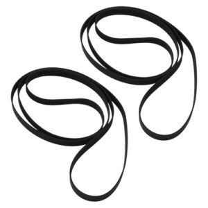 ECSiNG 2 peças de correia giratória para gravador, largura de 5 mm, circunferência de 545 mm, compatível com a maioria dos toca-discos de disco de 54.6 cm a 62.2 cm (Equipamentos)
