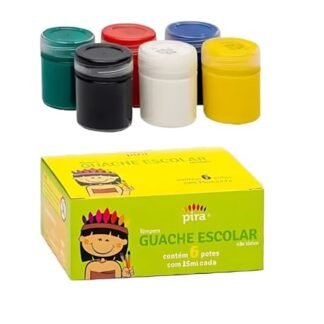 TINTA GUACHE 15ML EST COM 6 CORES/EST/PIRATININGA (Brinquedos)