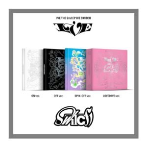[STARSHIPSQUARE POB Exclusive] IVE IVE SWITCH 2nd EP Album Standard OFF Version CD+72p PhotoBook+1p PhotoCard+1p Folded Heart Card+Tracking Sealed (CDs)