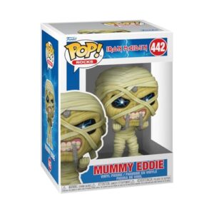 Funko Pop! Rocks: Iron Maiden - Eddie Mummy Eddie - Figura de vinil colecionável - ideia de presente - Mercadoria oficial - Brinquedos para crianças e adultos - Music Fans - boneco para colecionadores (Brinquedos)