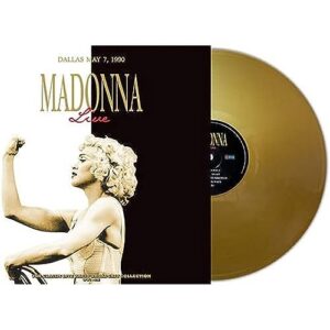 LP VINIL MADONNA - LIVE IN DALLAS 1990 (GOLD VINYL) (DUPLO - 2 DISCOS) - MADONNA (Discos de Vinil)