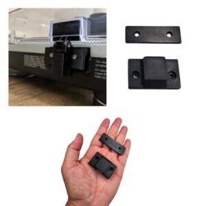 1 pacote de placas de montagem de dobradiça de substituição Technics para toca-discos SL-1200/1210 (preto) (Equipamentos)