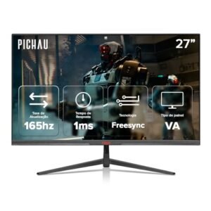 Monitor Gamer Pichau Centauri Pulse 27B | 27 Pol | VA | 2K | 1ms | 165Hz | HDMI/DP | PG-CTR27B-BL02 (CDs)