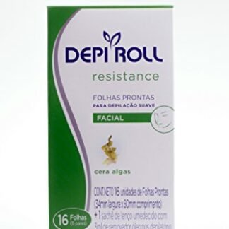 DEPIROLL Folhas Prontas Facial Algas 8 Pares Depiroll (Aparelhos de Cuidados Pessoais)
