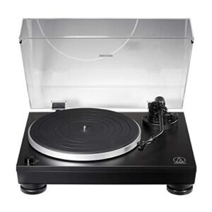 Audio-Technica AT-LP5X | Toca-Discos com Pré-Amplificador, Direct Drive, Preto Fosco, 33/45/78 RPM (Equipamentos)