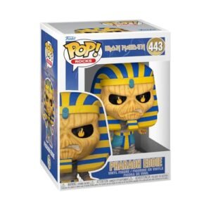 Funko Pop! Rocks: Iron Maiden - Pharaoh Eddie - Iron Maiden (Discos de Vinil)
