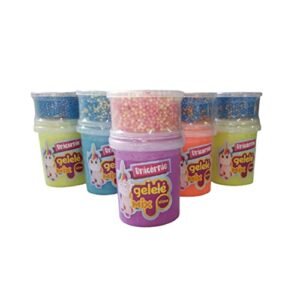 Gelelé Slime Mix Surpresa 153g Unicórnio A mistura slime e bolinhas de isopor proporcionam uma textura super agradável, deixando a brincadeira mais divertida (Brinquedos)