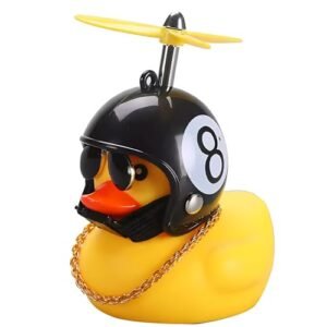 Patinho Pato De Borracha Estiloso Com Led Para Decoração De Motos Carros Bicicletas E Divertir Seu Dia FONSES (Bola 8) (Brinquedos)