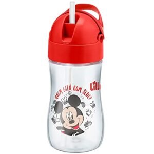 Lillo do Brasil Copo Evolution Disney com Canudo 300ml - Mickey (Bebê)