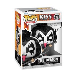 Funko Pop! Sayings: The Demon - (R&R All Night) - Kiss - figura de vinil colecionável - ideia de presente - Mercadoria oficial - brinquedos para crianças e adultos - Fãs musicais (Brinquedos)