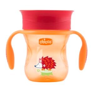 copo 360 perfect Cup 12m+ laranja, Chicco, laranja (Bebê)