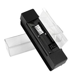 Fesjoy Escova de limpeza de discos de vinil, kit de limpeza de discos de vinil 3 em 1 com escova de veludo de fibra de carbono, escova de limpeza universal para fonografia, toca-discos, DVD VCD Disk (Equipamentos)