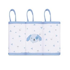 Papi Paninho De Boca Mami Bichuus Com Prendedor De Chupeta Para Bebê 30Cm X 30Cm Contém 03 Unidades (Bebê)