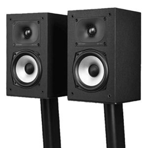 Polk Monitor XT15 Par de alto-falantes de estante ou surround - certificado de áudio de alta resolução, compatível com Dolby Atmos e DTS:X, tweeter de terylene de 2,5 cm e Woofer balanceado (Equipamentos)