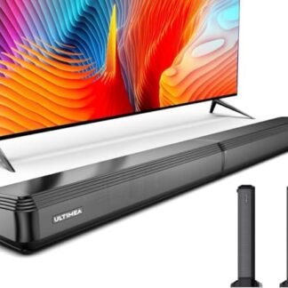 ULTIMEA Barra de som 2,2 canais para Smart TV, potência máxima de 100 W, barra de som removível 2 em 1 para TV (Equipamentos)