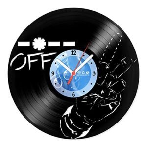 Relógio De Parede Disco Vinil Diversos - Fuck Off - VDI-359 (Discos de Vinil)