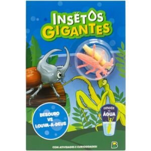 Insetos Gigantes - Livro de Atividades: Besouro VS Louva-a-deus - PAPP International (Brinquedos)