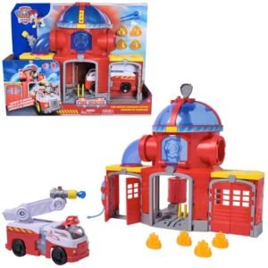 PLAYSET ESTACAO COM LUZ E SOM FIRE RESCUE, PATRULHA CANINA, SUNNY (Brinquedos)