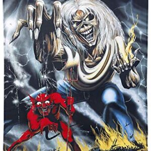 Iron Maiden - Pôster Têxtil Iron Maiden - Number of the Beast 66 cm x 105 cm (Discos de Vinil)