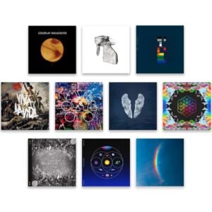 Coldplay Complete CD Discography Albums 1-10 Collection: Parachutes / Rush Of Blood To The Head / X&Y / Viva La Vida / Mylo Xyloto / Ghost Stories / A Head Full Of Dreams / Music Of The Spheres / Moon - Coldplay (CDs)