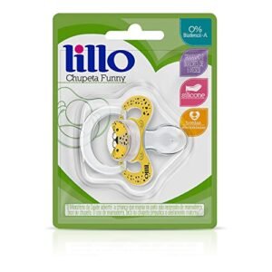 Lillo Chupeta Funny Animais Silicone Onça - (Bebê)