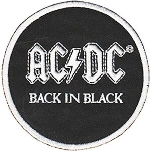 Aplicação AC/DC traseira em patch preto (CDs)