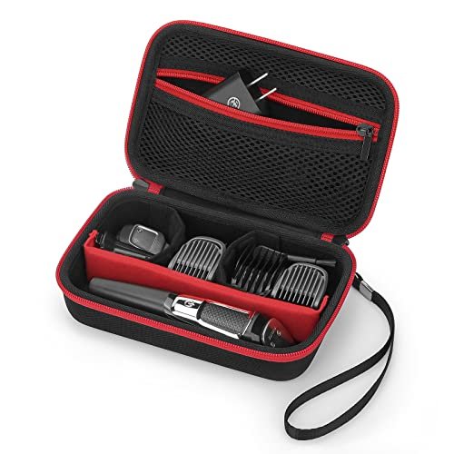 Yinke Estojo de armazenamento de viagem para Philips Norelco Multigroom Series 3000/5000, MG3740/40, MG5910/49 - Organizador protetor para aparador de barba, acessórios, aparador de cabelo para rosto (Aparelhos de Cuidados Pessoais)