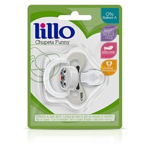 Lillo Chupeta Funny Animais Silicone Anatômico Cachorro Tamanho 2, Lillo, Bege, Tam 2 (Bebê)