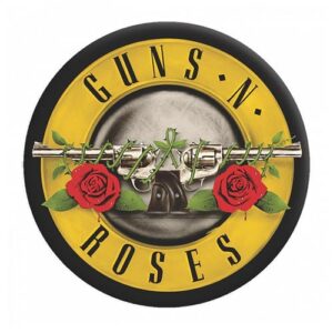 Logotipo do Guns N' Roses ímã de 7,6 cm (CDs)