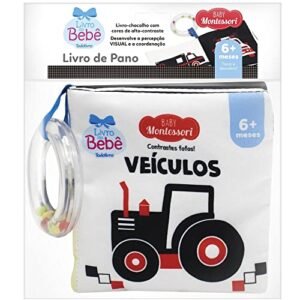 Baby Montessori - Contrastes fofos! Veículos - Mammoth World (Brinquedos)