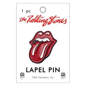 Broche de lapela de metal com logotipo The Rolling Stones (CDs)