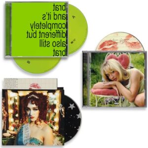 The Holy Trinity Of 2024 Pop: Charli XCX: brat REMIX / Sabrina Carpenter: Short n' Sweet "Exclusive Edition" / Chappel Roan: Rise and Fall Of A Midwest Princess - Charli XCX (CDs)