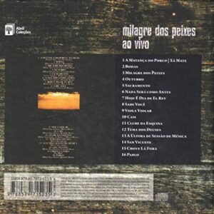 Livro + CD Milton Nascimento - Milagre Dos Peixes Ao Vivo - Milton Nascimento (CDs)