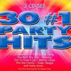 30 #1 Party Hits (3 Cd) - Kool & The Gang, Starship, Marvin Gaye, Sister Sledge & Many More (CDs)