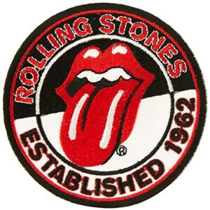 Rockoff Trade RSPAT03 The Rolling Stones Patch padrão: Est. 1962 (Iron On) (CDs)