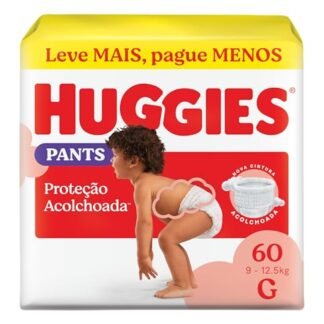 Fralda Huggies Supreme Care Roupinha G - 60 fraldas (Bebê)
