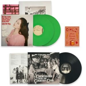 Lana Del Rey Deluxe "Current Hits" Collection: Exclusive Green Vinyl "Did You Know That There's a Tunnel Under Ocean Blvd" / Chemtrails Over The Country Club / + Including Bonus Art Card (Discos de Vinil)