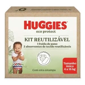 Huggies Kit Fralda Reutilizável Eco Protect - Listrado (Bebê)