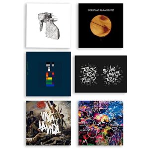 Coldplay First 5 CD Studio Albums / Parachutes / A Rush of Blood to the Head / X&Y / Viva La Vida or Death and All / Mylo Xyloto / with Bonus Art Card (CDs)