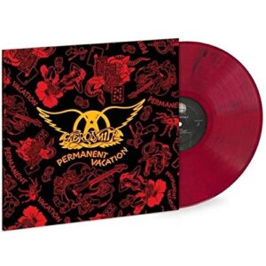 Permanent Vacation - Exclusive Limited Edition Red Black Marble Colored 180 Gram Vinyl LP - Aerosmith (Discos de Vinil)
