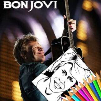 Bon Jovi Coloring Book: An Amazing Coloring Book With Lots Of Illustrations For Relaxation And Stress Relief - Scholz, Susanna (CDs)