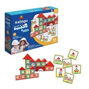 Xalingo Brincando De Engenheiro + Memória, Multicolorido (Brinquedos)