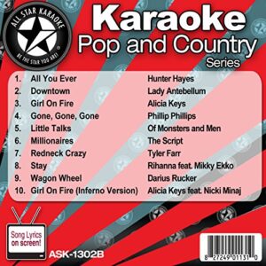 All Star Karaoke Pop and Country Series (ASK-1302B) - Hunter Hayes (CDs)