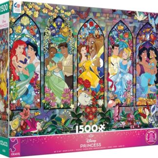 Ceaco - Disney - Princess Castle Royal Windows - Quebra-cabeça de 1500 peças (Brinquedos)