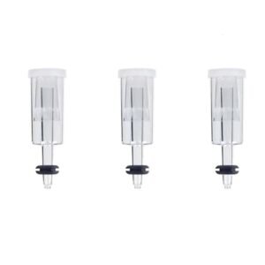 Fabricação caseira de cerveja 3-Piece Airlock for Fermentation with Silicone Grommets, Airlocks Kit For Preserving, Brewing, Making Wine, Fermenting Acessórios para vinho(Black Grommet) (Cervejas)