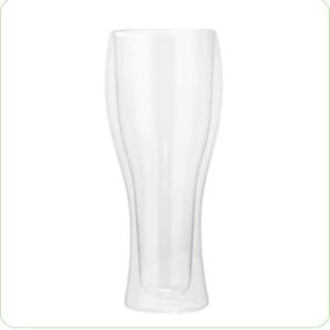Copo de Vidro Parede Dupla Térmico Cerveja Chopp Gelado (1, 500ml) (Cervejas)