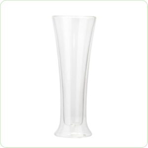 Copo de Vidro Parede Dupla Térmico Drinks Cerveja Chopp Gelado (1, 300ml) (Cervejas)